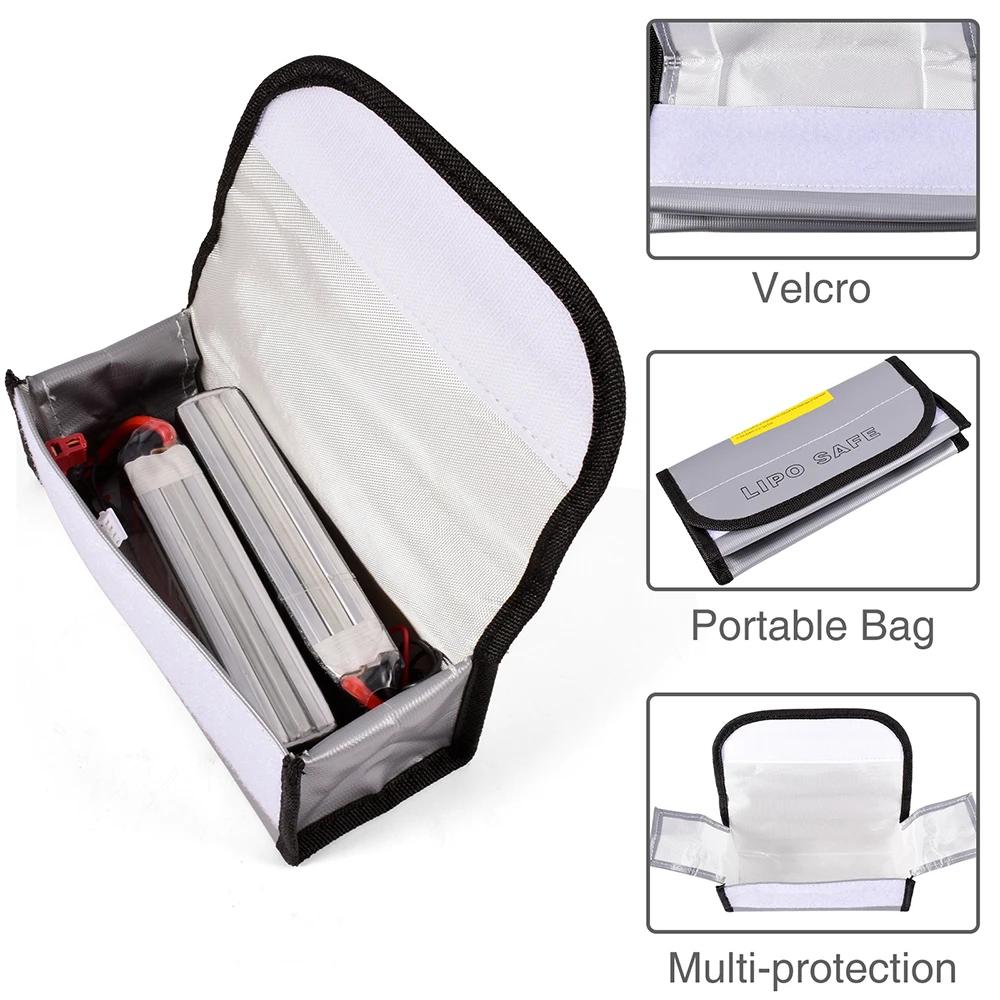 Lipo garde batterie sac de sécurité ignifuge pour RC voiture Drone Batteries voyage stockage charge