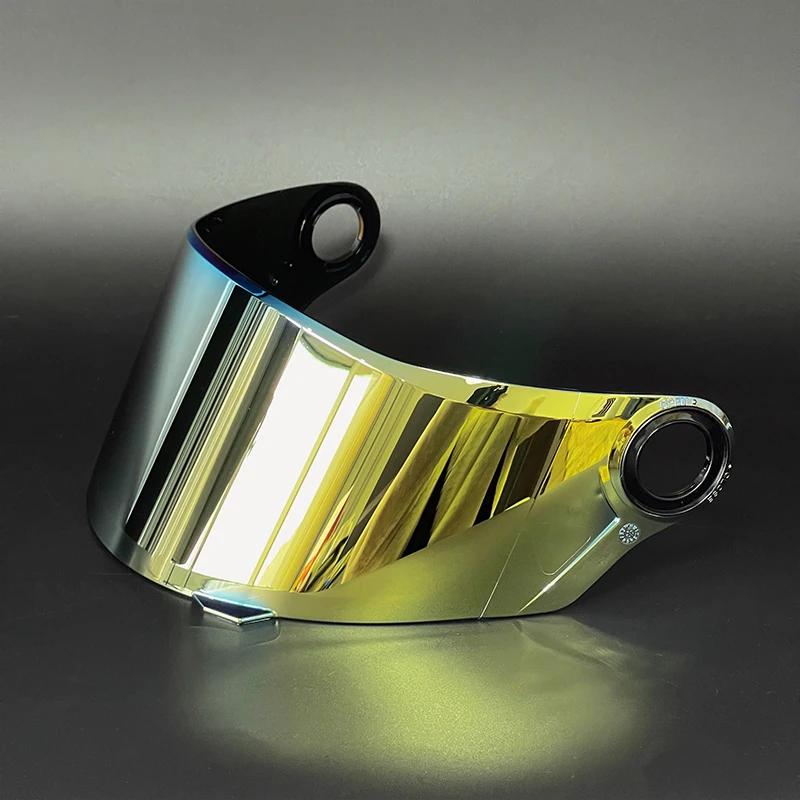 Visière de casque de moto intégrale, lentille multicolore, adaptée pour LS2, FF358, FF396, FF392