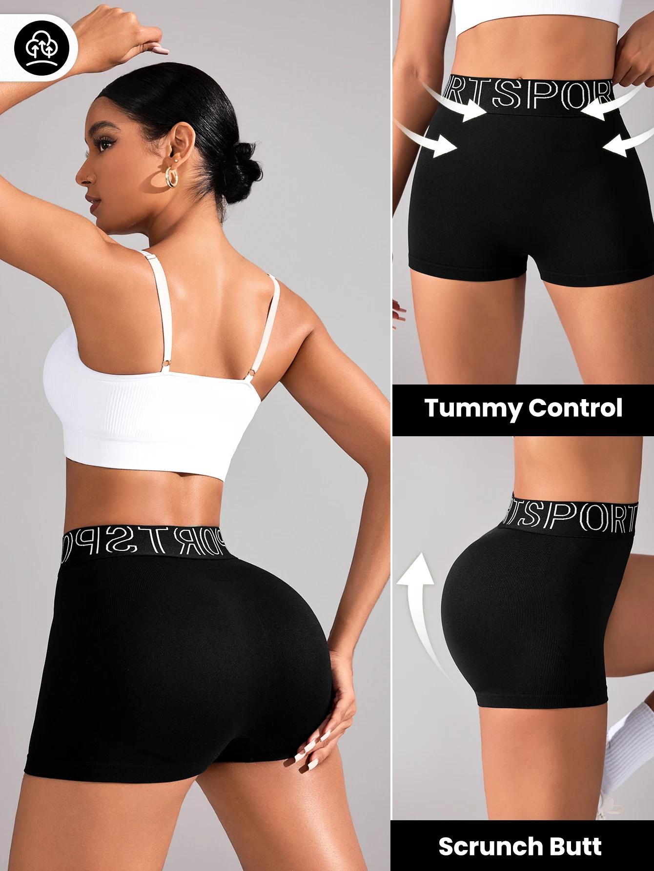 Shorts de yoga taille haute pour femmes, shorts de fitness, leggings de sport, shorts d'entraînement