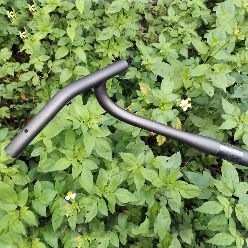 ZNIINO-Guidon de vélo de route en fibre de carbone, guidon en H Gravel, Big Flare Bar, Subsicross, V
