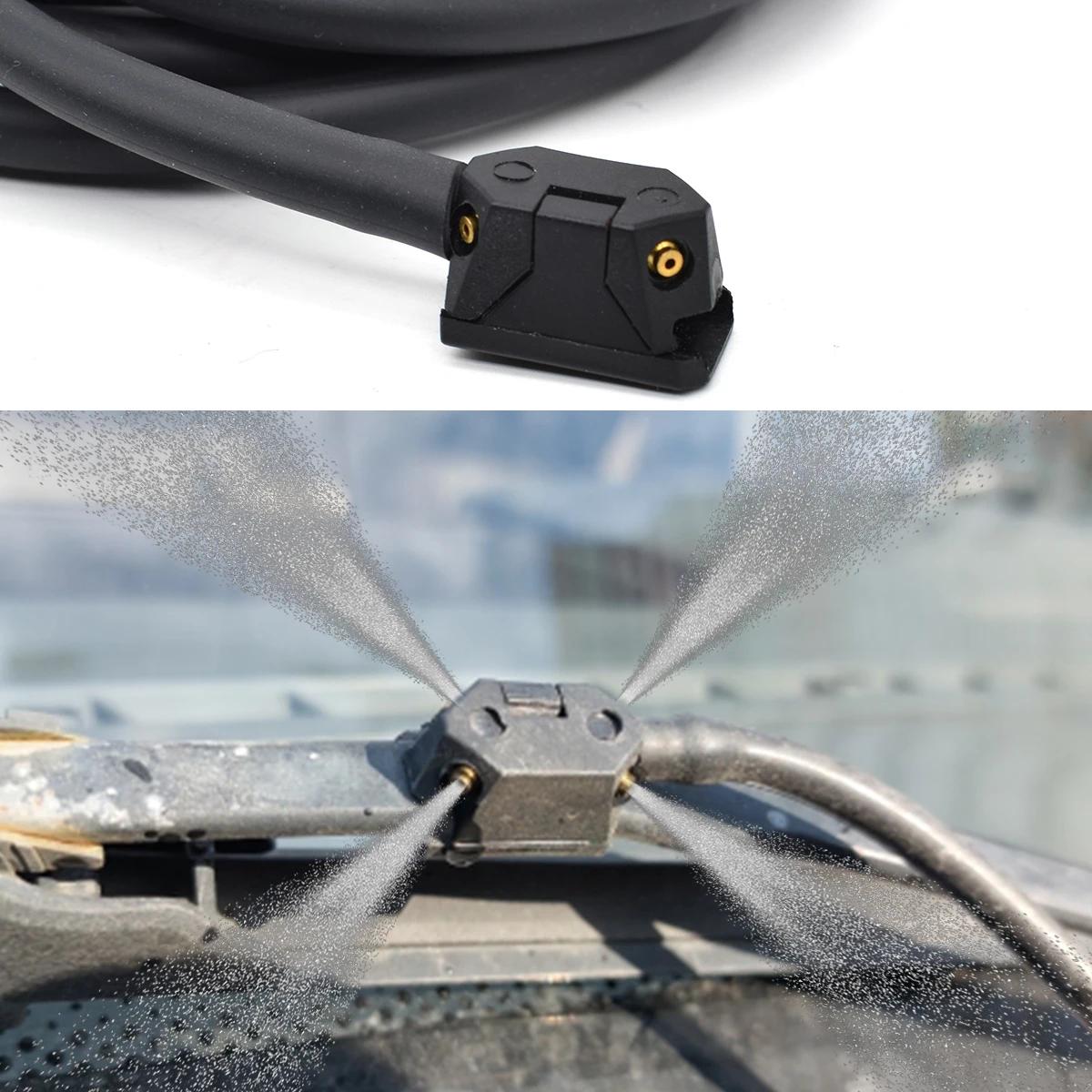 Balai d'essuie-glace pour lave-glace de voiture, 4 voies, Jets de pulvérisation d'eau, buses pour DA