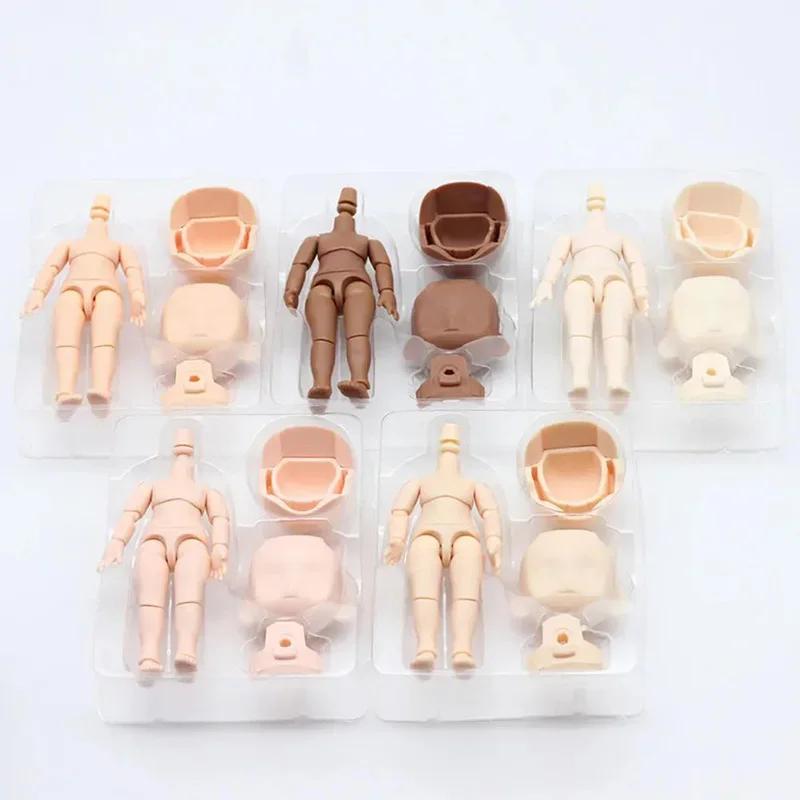 Corps OB11 ou tête cgc rose/normal/blanc/coffe peau corps 1/12 Bjd poupée accessoires habiller jouet