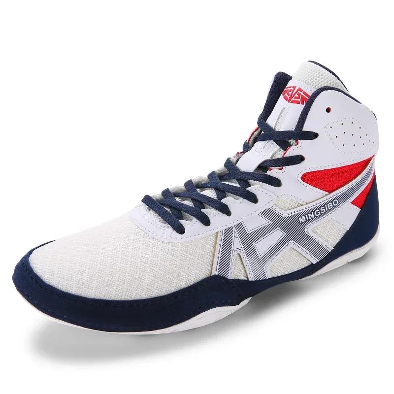 Chaussures de Lutte Hommes Femmes Baskets Entraînement Plein Air Boxe Sport Vol Grande Taille