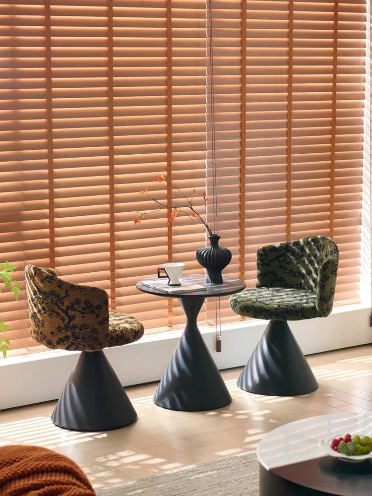 Chaise de maquillage de luxe légère pour chambre à coucher, style nordique, dossier rotatif, coiffeu