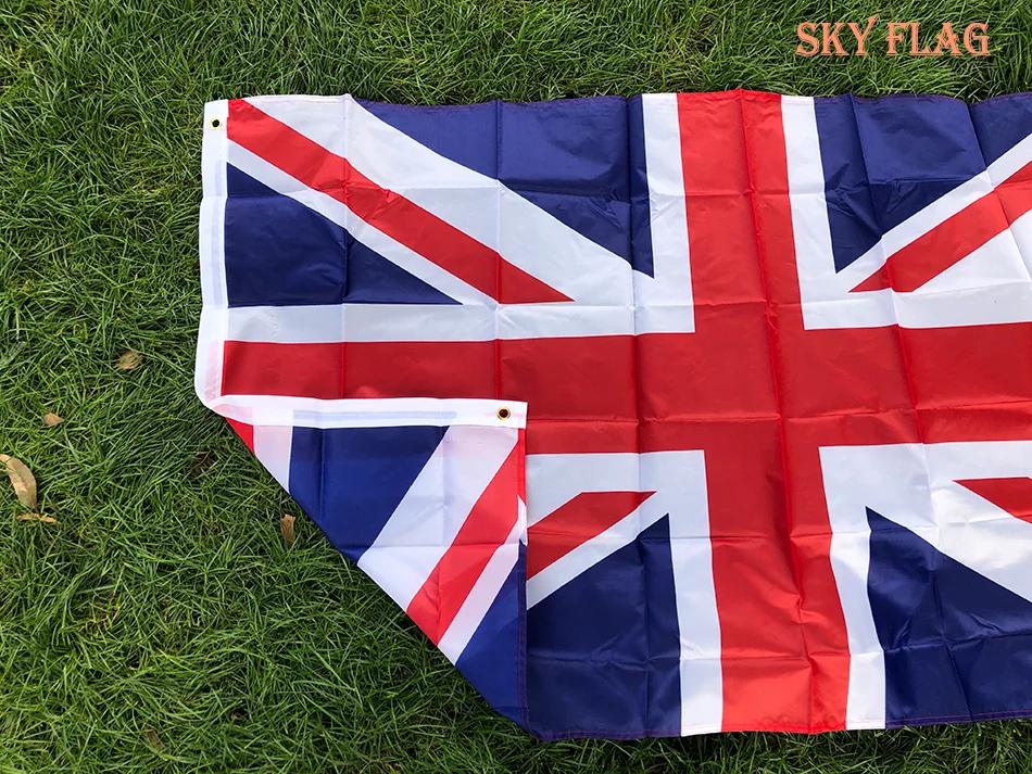 SKY DRAPEAU drapeaux du Royaume-Uni 90x150 cm drapeau de l'état du pays d'Angleterre polyester drape