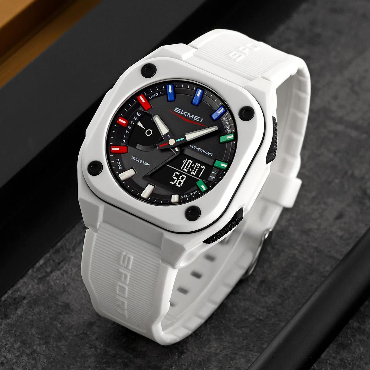 SKMEI affaires montre électronique numérique mode sport montres à Quartz pour hommes femmes étanche