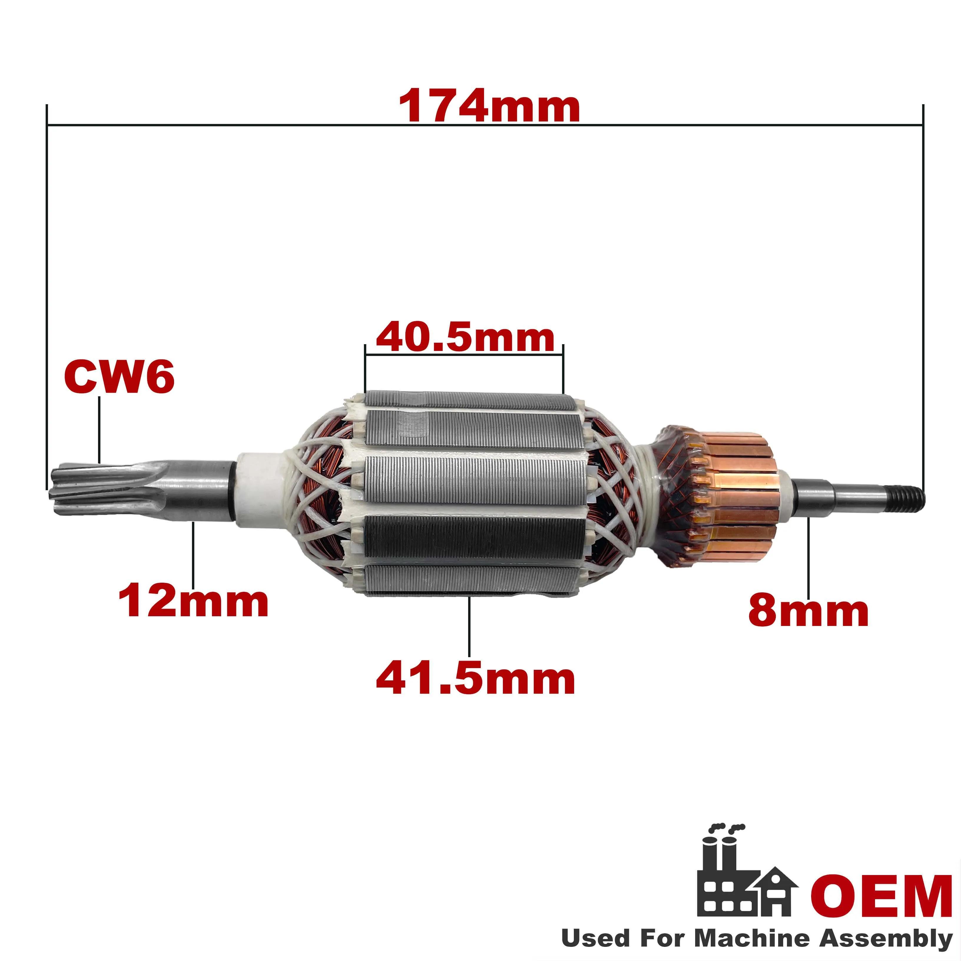 AC 220V 240V HR4001 HR4001C HR4010C Induit Rotor pour MAKITA HR4011C HR4001CX Marteau Perforateur Pi