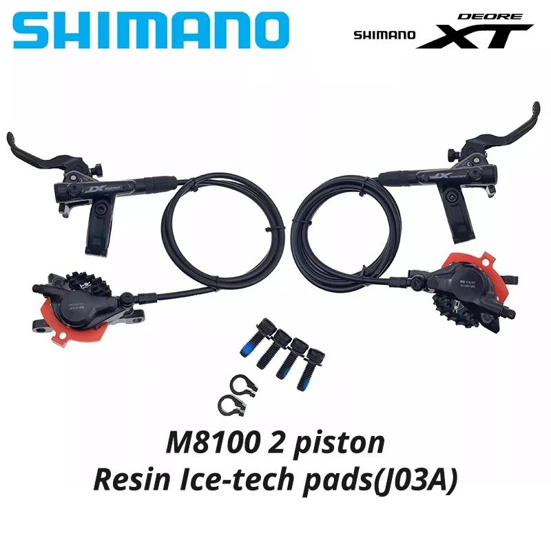 SHIMANO DEORE XT SLX M6100 M6120 M7100 M7120 M8100 M8120 jeu de freins à disque hydrauliques à 2 ou