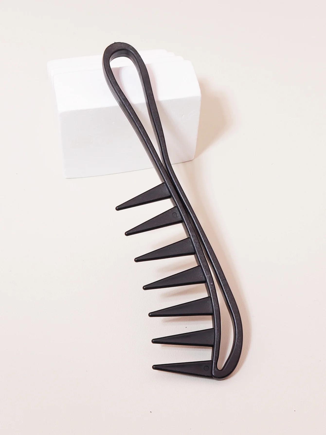 Grand peigne à cheveux à dents larges, peigne d'épilation Shun, adapté aux cheveux secs et humides,