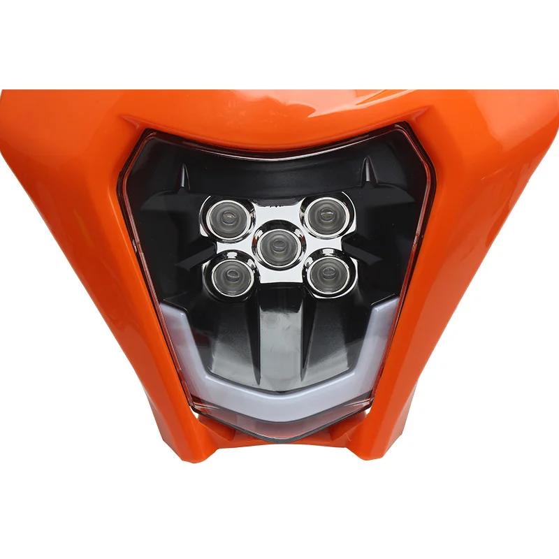 Pour KTM plaque de phare LED moto Enduro carénage EXC MX SX mèche phare pièces de vélo de saleté Sup