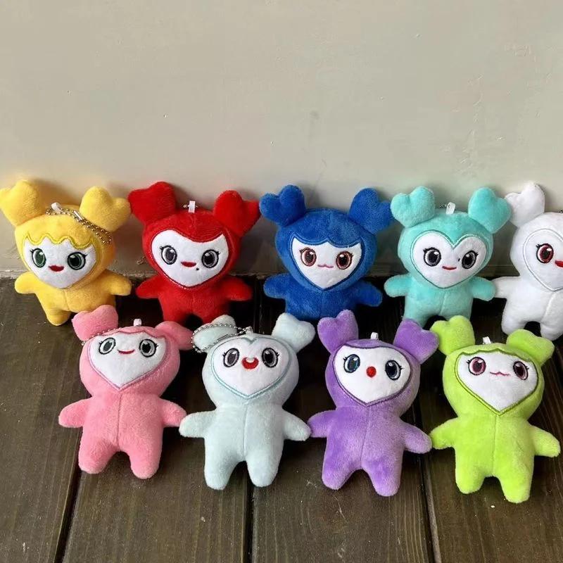 9 pièces en peluche coréen Super étoile en peluche jouet dessin animé Animal deux fois Momo poupée p