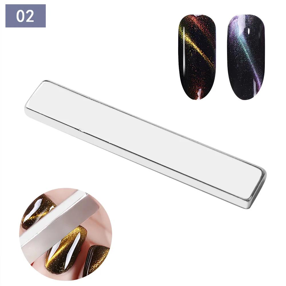 Aimant yeux de chat à bande épaisse Super forte, pour vernis à ongles Gel, effet de bande de ligne 3