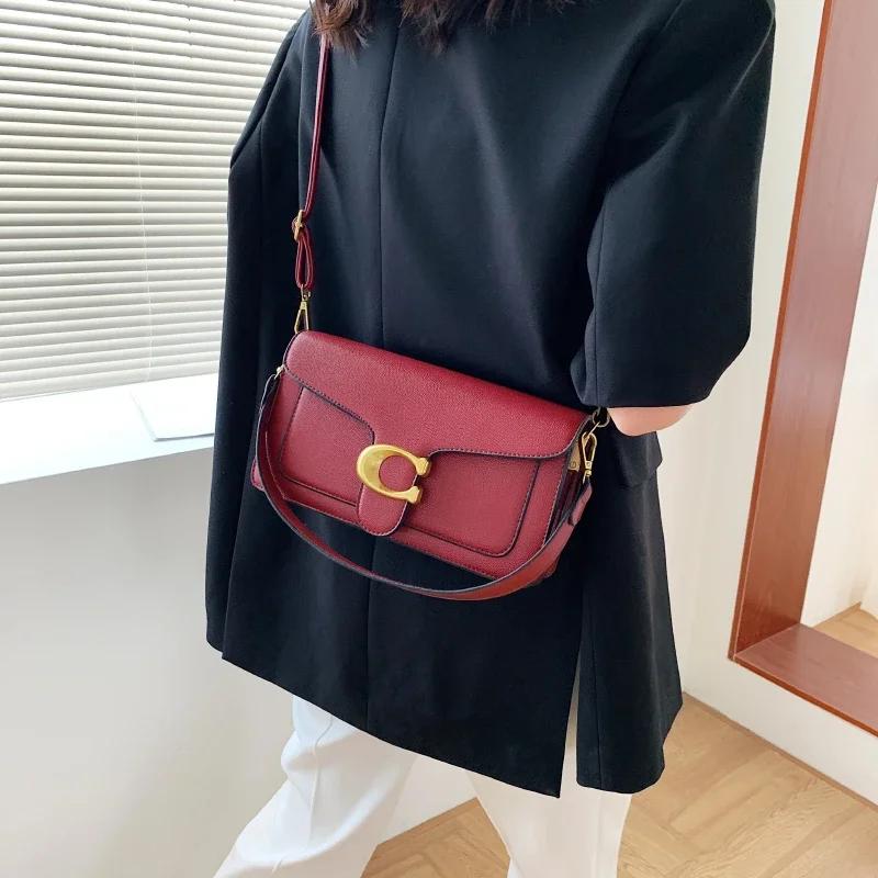 Sac à bandoulière pour femme en cuir PU avec fermeture éclair, style bandoulière, pour usage quotidi
