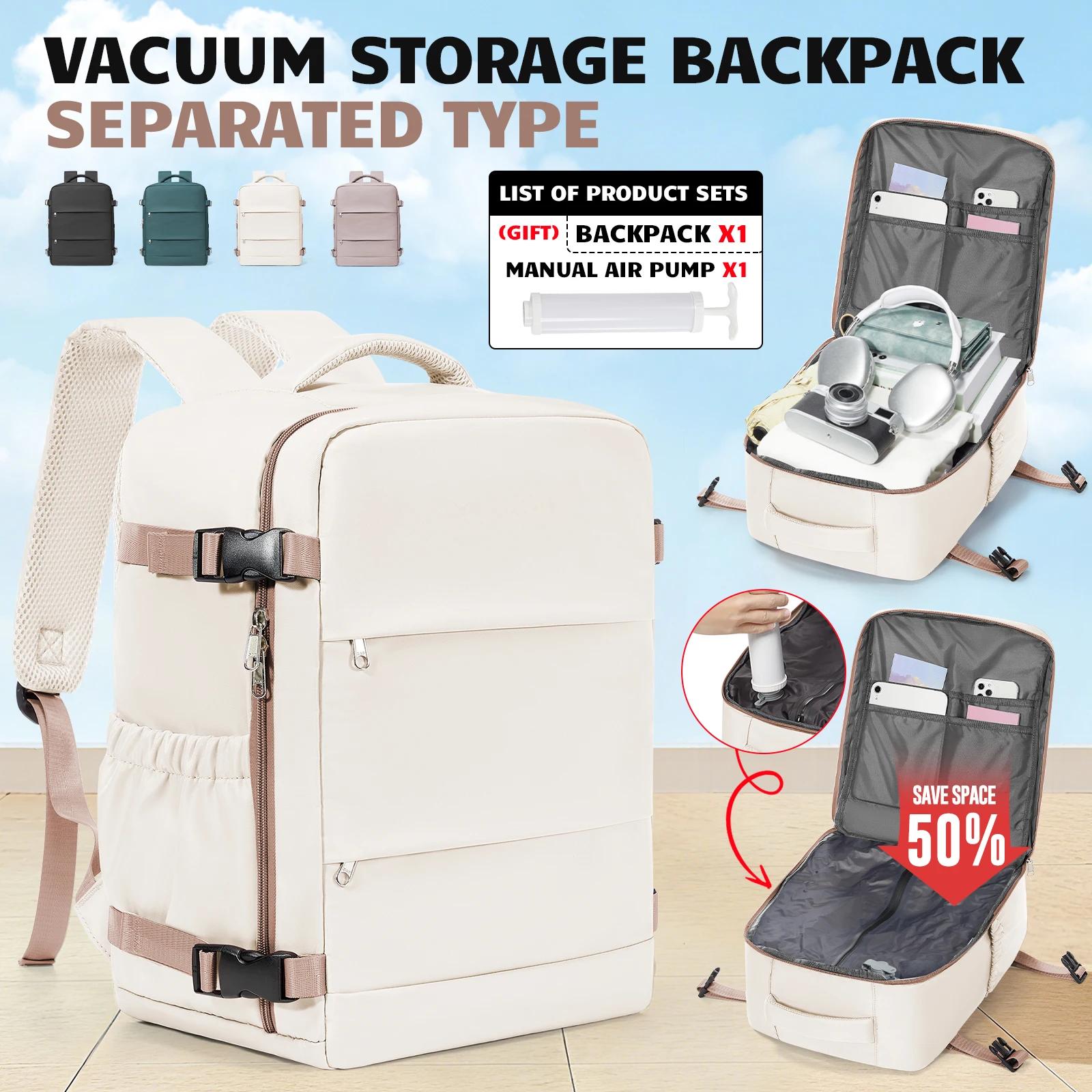 Sac à dos sous vide 40x30x20cm pour bagages cabine Ryanair, sacoche pour ordinateur portable 15,6'',