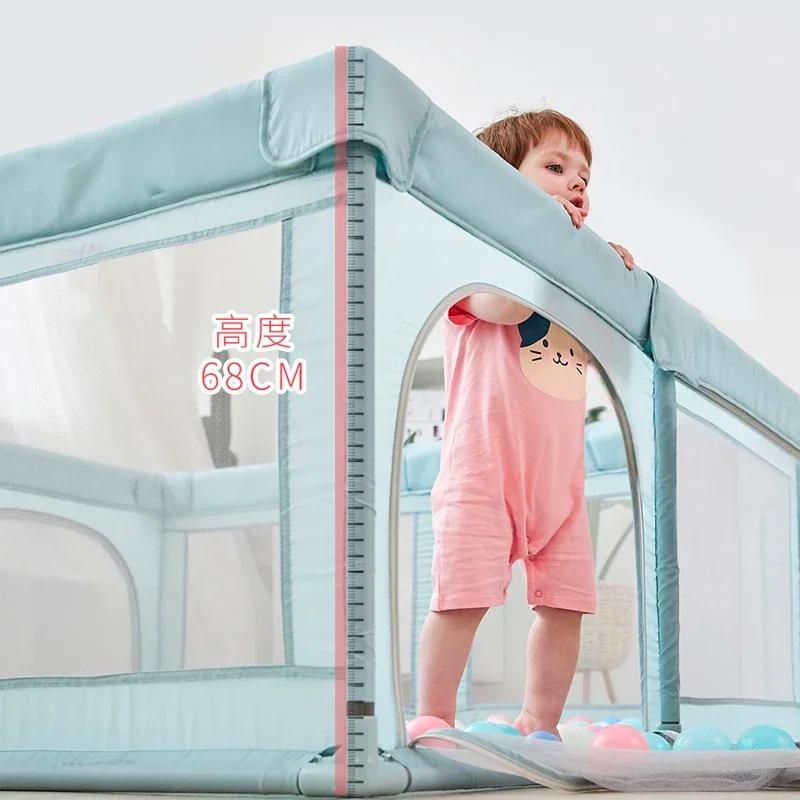 IMBABY-Grand Parc avec Protection en Mousse pour Enfant, Aire de Jeux de Haute Qualité pour Bébé
