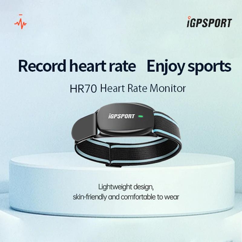 IGPSPORT-Moniteur de fréquence cardiaque pour bras, prend en charge le cyclisme, ANT +, HR70, Bryton