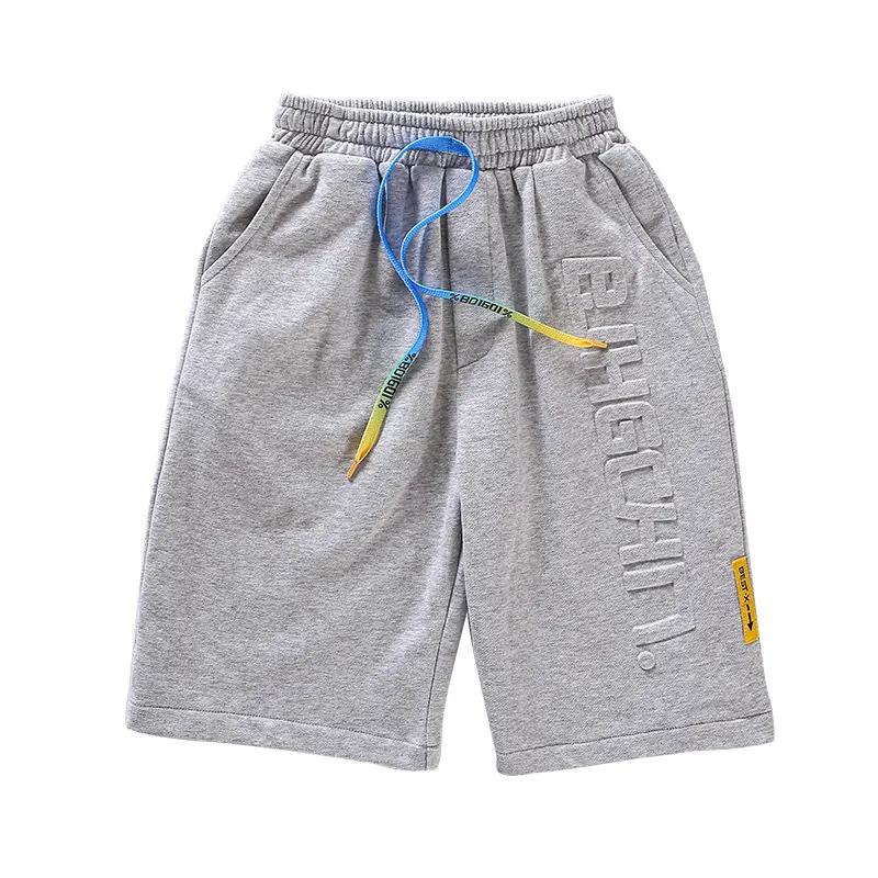 Short de dehors Court en Coton pour Garçon, Pantalon de Survêtement Longueur Genou, Tailles 5, 6, 7,