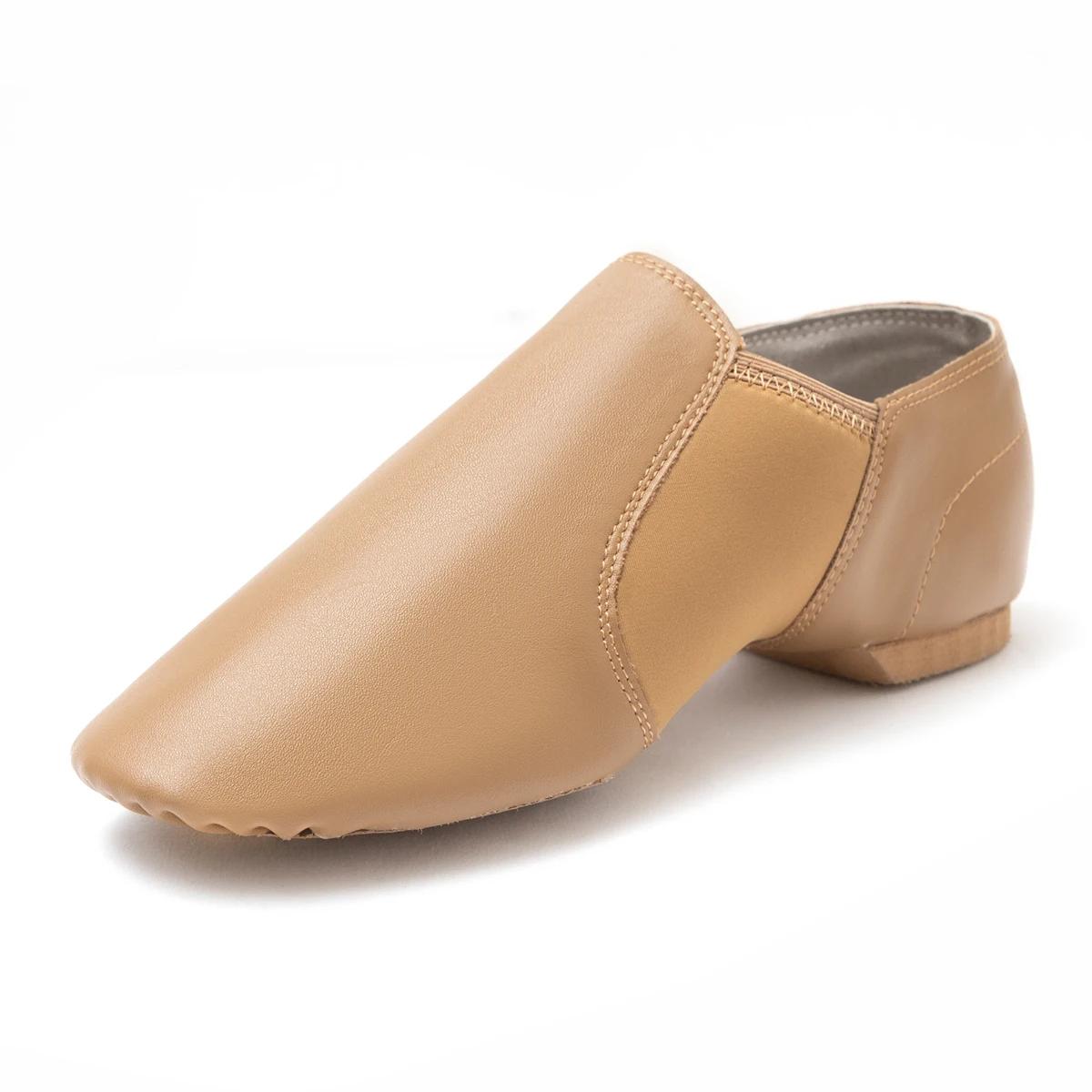Chaussures de jazz unisexe à enfiler - Confort optimal pour danseurs femmes et hommes - Modèle souple
