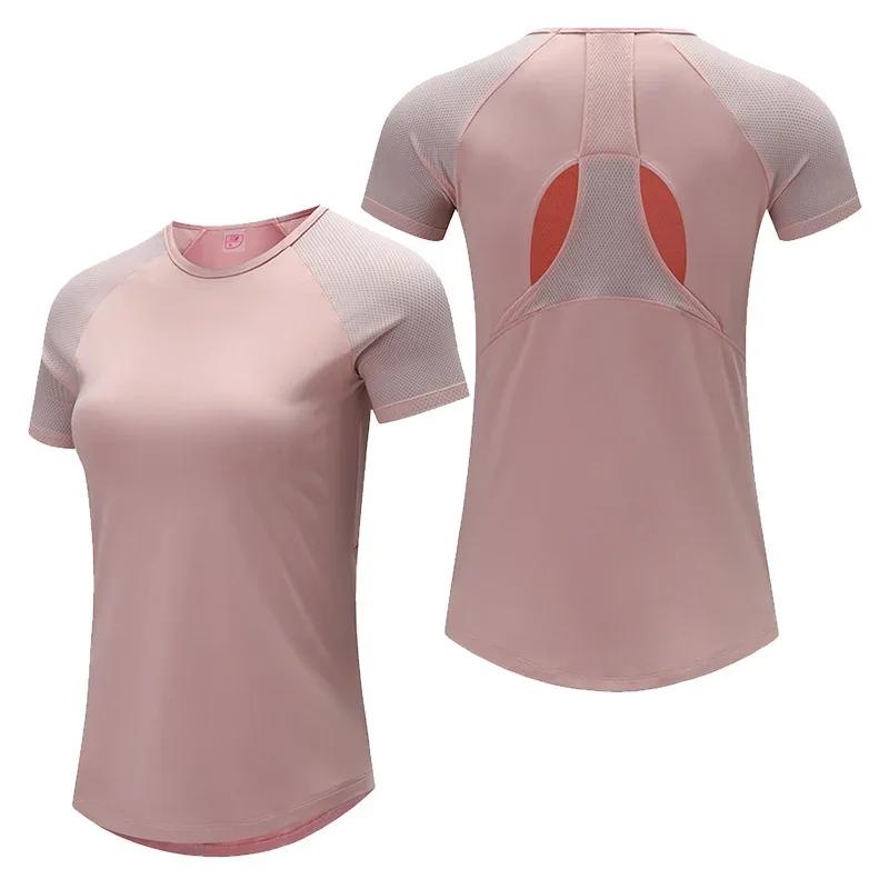 Hauts de course à séchage rapide pour femmes, sweat-shirt serré, Fitness, Yoga, Jogging, T-Shirts de