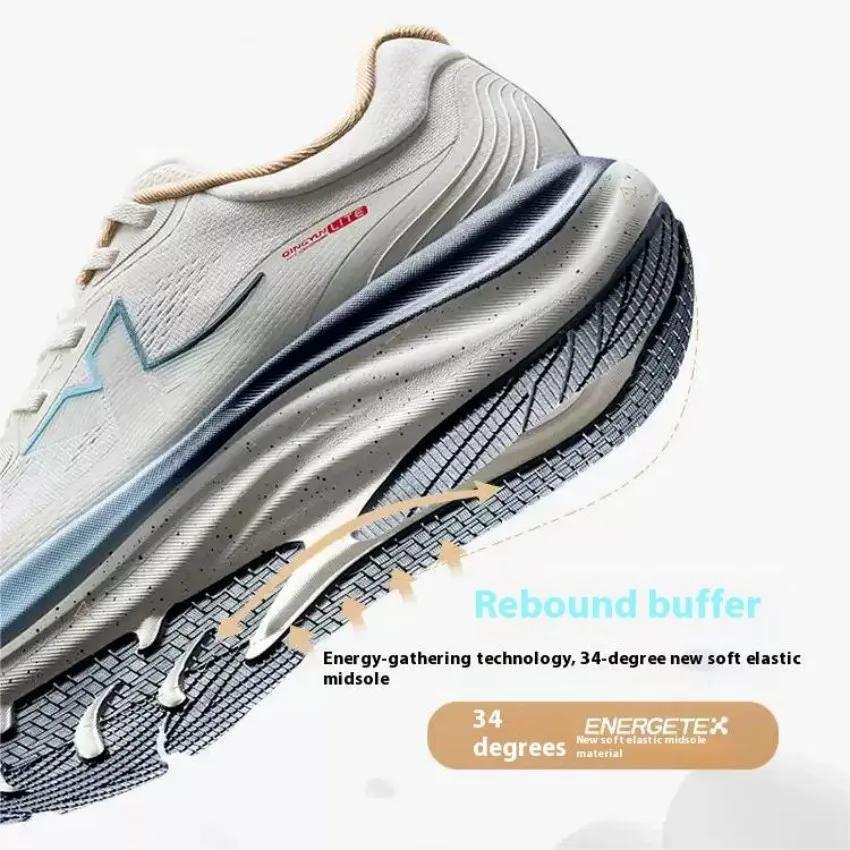 Xtep QINGYUN LITE-Chaussures de course légères et confortables pour homme, baskets de printemps, ant
