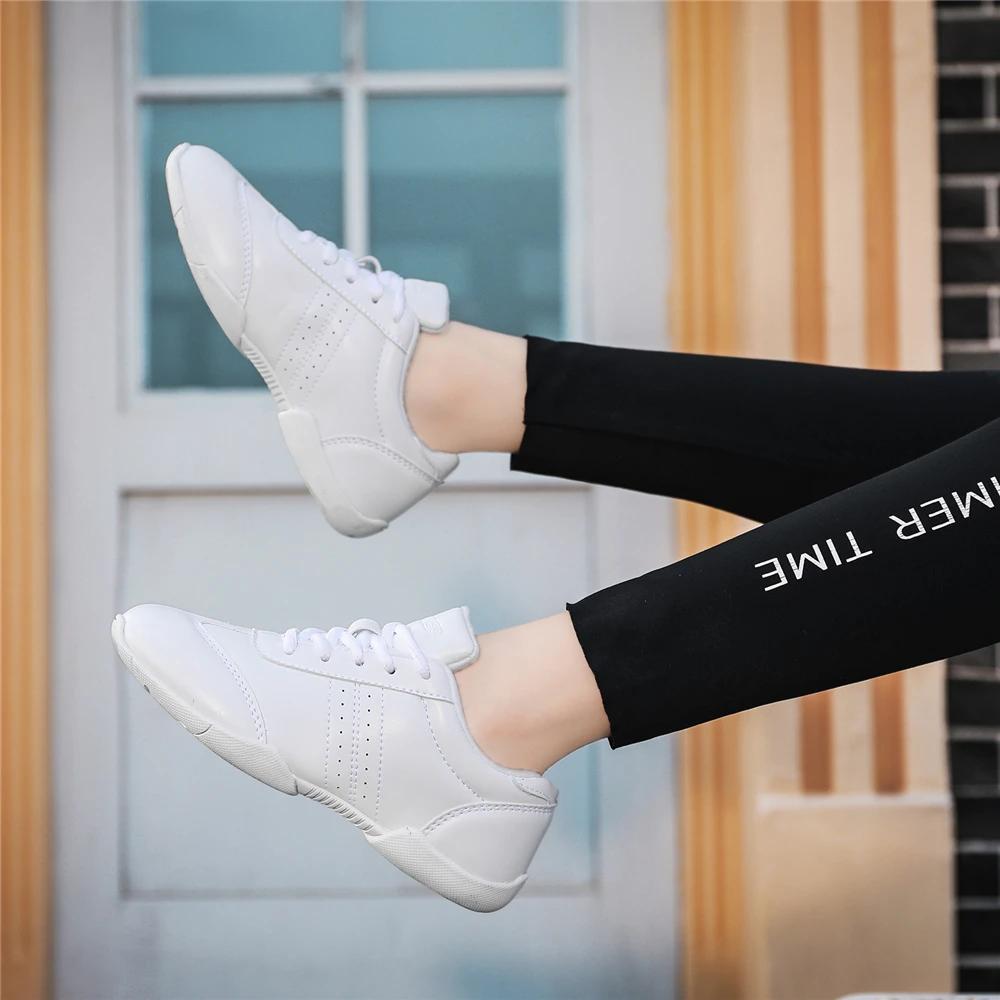 BAXINIER filles chaussures de joie pour femmes blanc Cheerleading danse baskets jeunesse Shool chaus