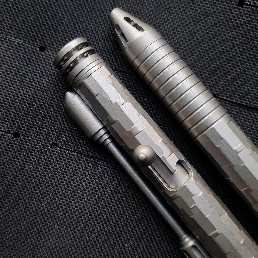 Stylo tactique en alliage de titane EDC, avec Collection d'écriture, outils EDC portables multifonct