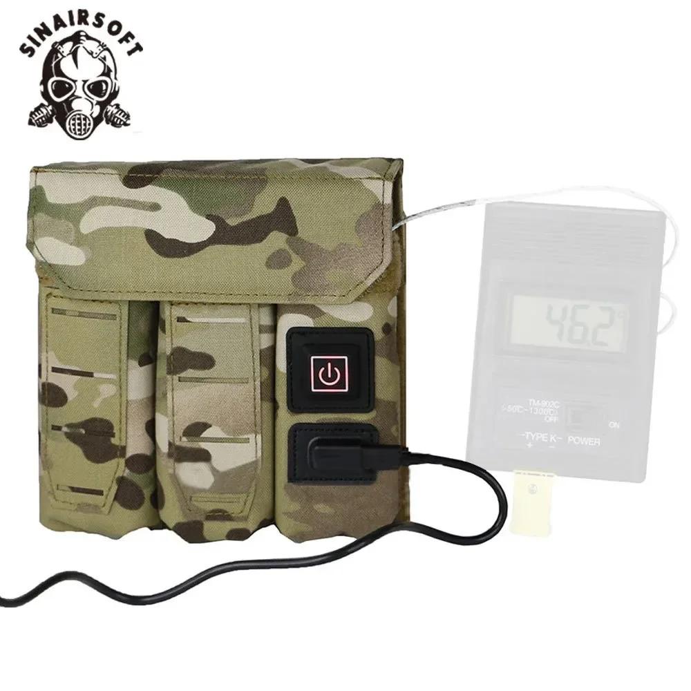 SINAIRSOFT 9mm tactique Triple pochette pour magazines fonction plus chaude étui pistolet USB puissa