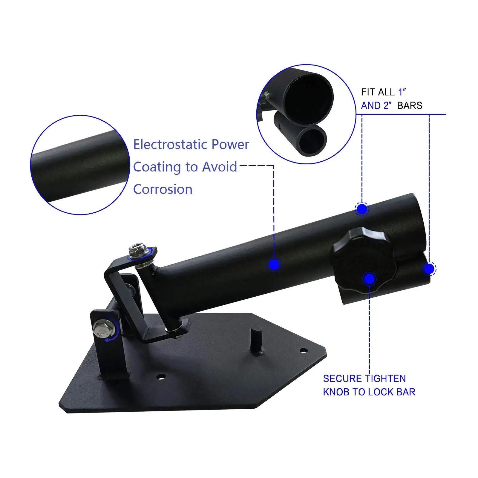 Station de musculation portable et résistante à 360 °, base T-bar de luxe, plateforme de renforcemen