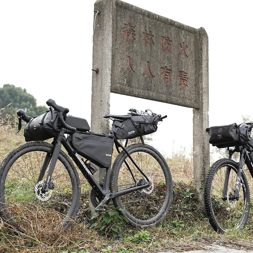 Bal inowalk-Ensemble de sacoches de vélo étanches, sac de guidon, sacoche de dégager, siège de vélo,