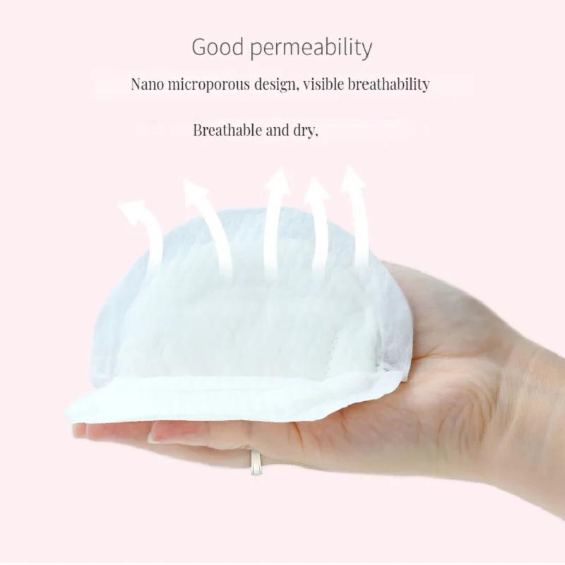 Coussinets d'allaitement jetables, respirants, fins, Super absorbants, en coton