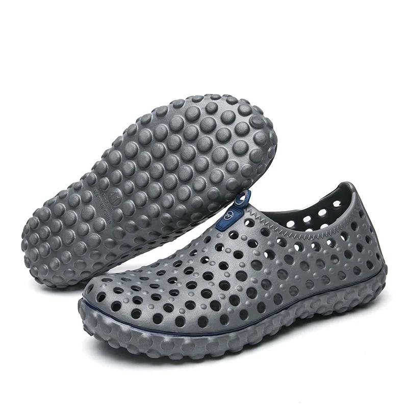 Offre spéciale été hommes et femmes en plein air plage sandales trou chaussures Couple Sports nautiq