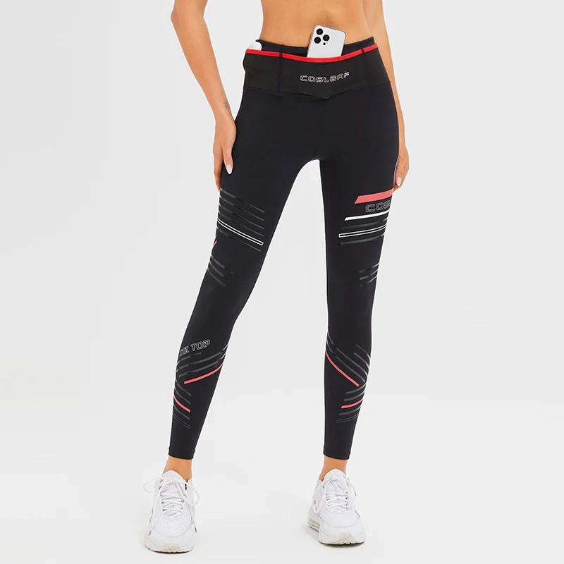 Leggings de sport compression pour femmes - pantalon de yoga avec poches pour l'entraînement