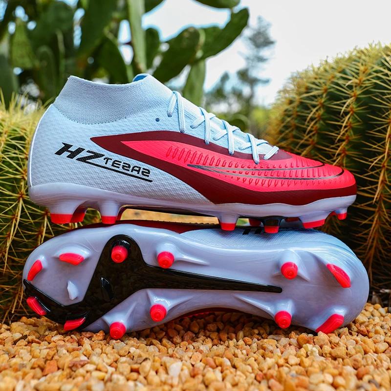 Nouveaux hommes chaussures de Football Sport garçons crampons respirants adulte bottes de Football e
