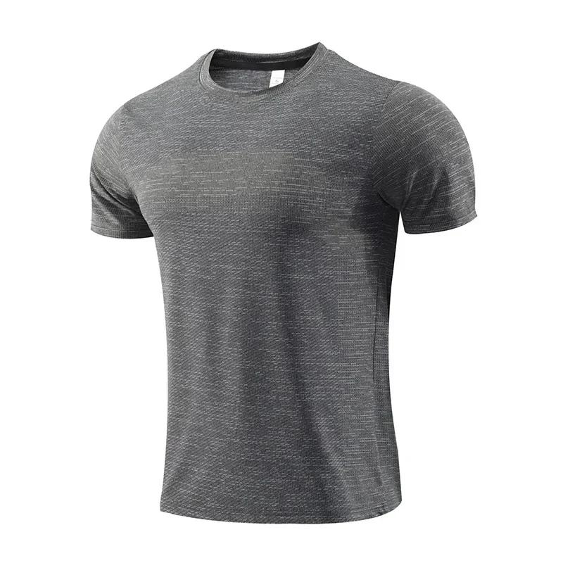 T-shirt Sport Multicolore Homme Manches Courtes - Maillot Gym Fitness Course Respirant Séchage Rapide