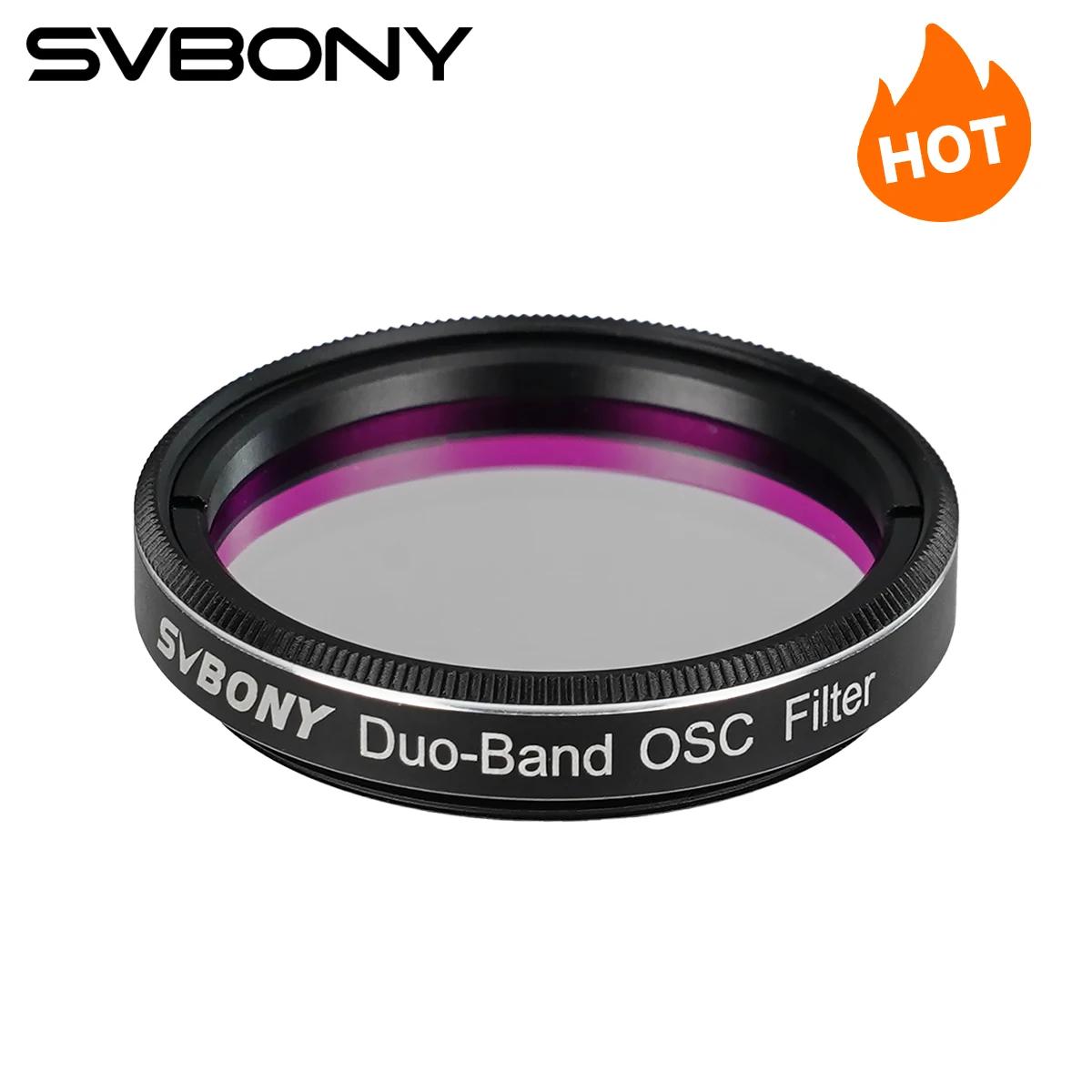 Filtre de télescope Svbony SV220, H-Alpha & OIII, filtre nébuleuse double bande 7 nm 1.25 "/2", filt
