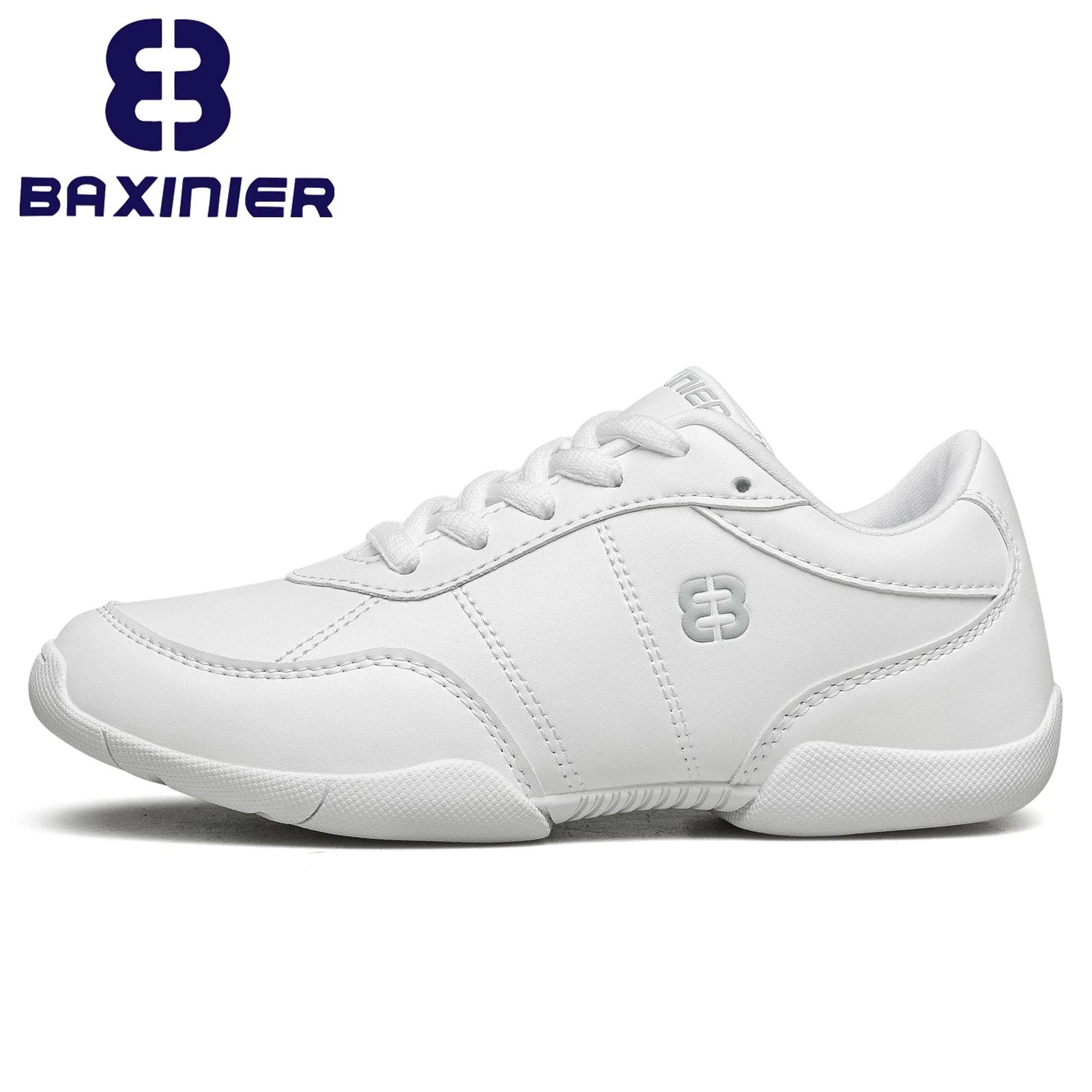 Chaussures de pom-pom girl blanches pour filles, baskets légères de compétition de joie pour jeunes,