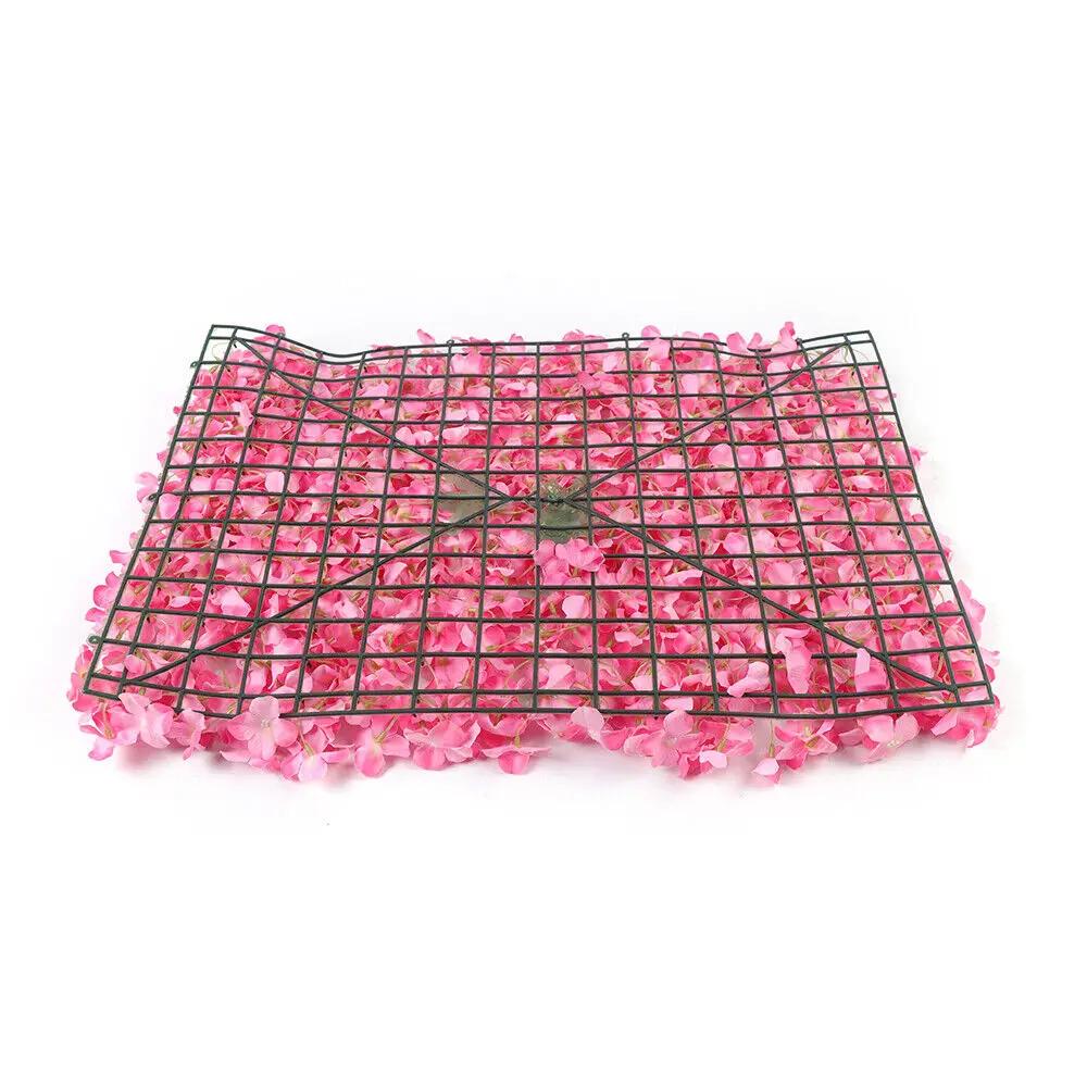 Panneaux Muraux de Fleurs Roses Artificielles, Polymères Muraux de Fleurs InjRose, pour Décoration M