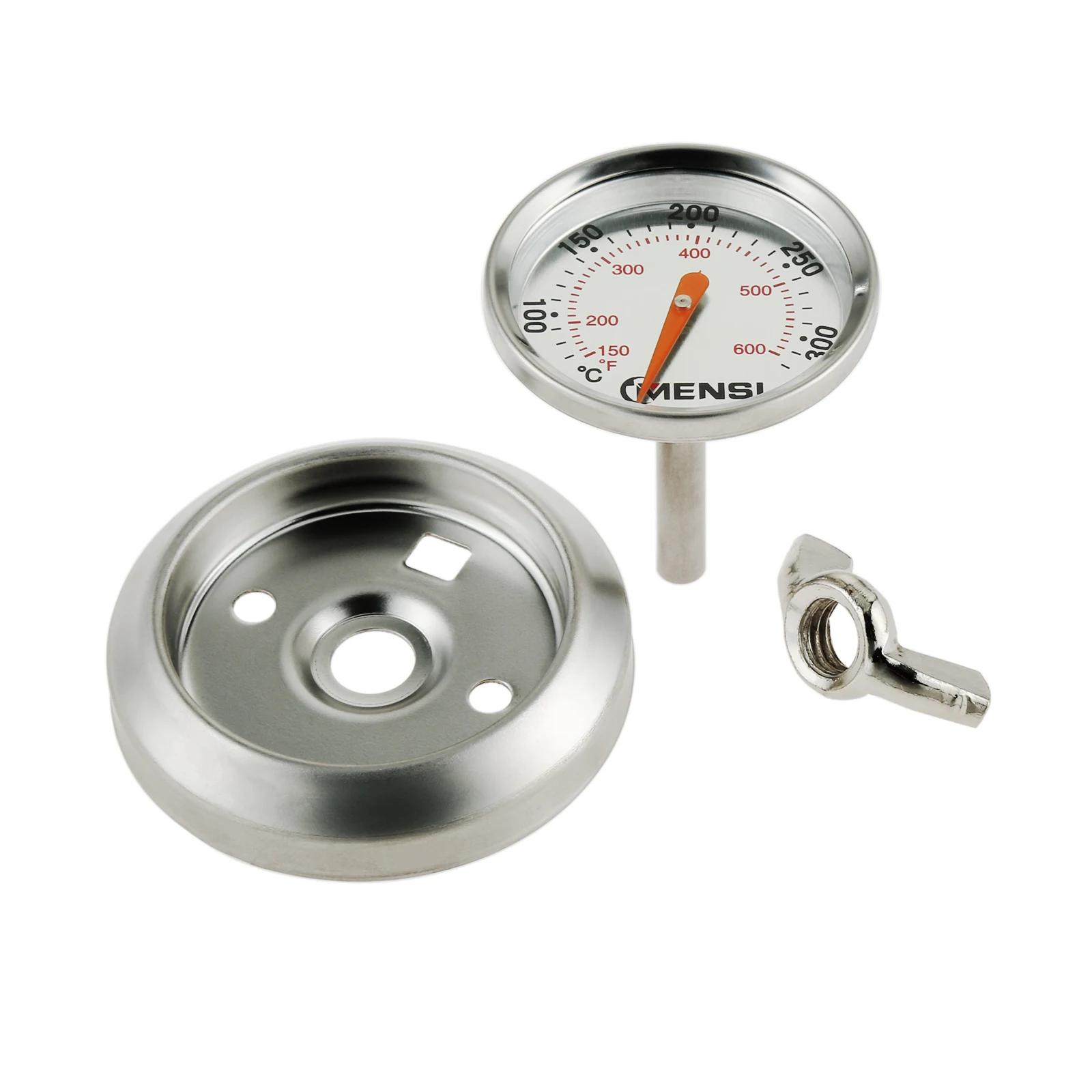 Jauge de barbecue, thermomètre à couvercle intégré, remplacement pour grilles de voyage Weber, fosse