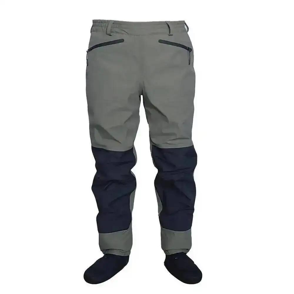 3 couches respirant imperméable à l'eau pêche à la mouche taille cuissardes bas haut pantalon Wader