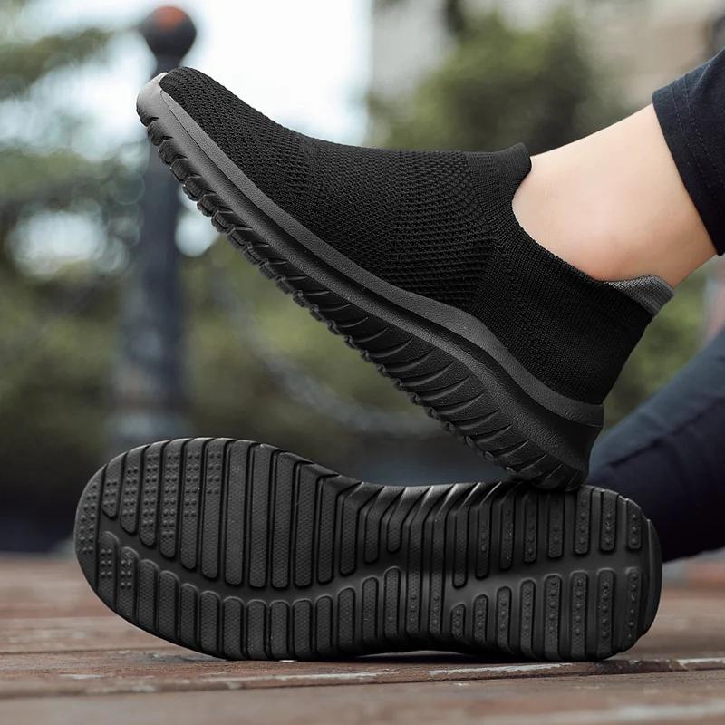 Unisexe hommes femmes chaussures décontractées semelle souple Slip-On hommes baskets femmes chaussur