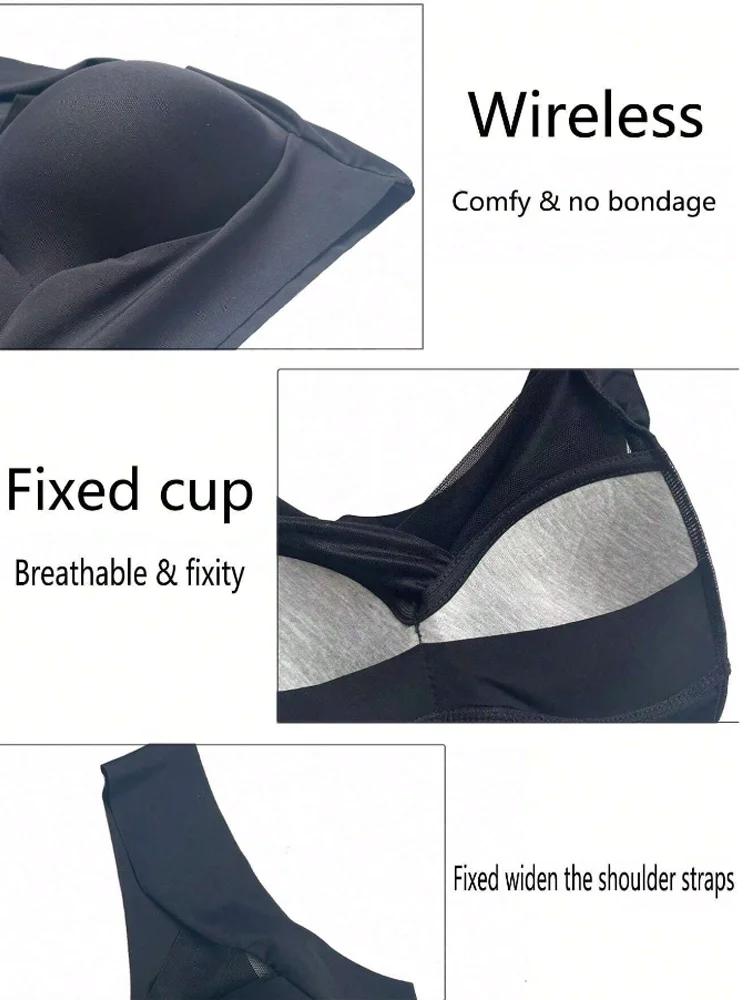 Sous-vêtements de sport pour femmes, soutien-gorge Invisible, sans couture, respirant, confortable,