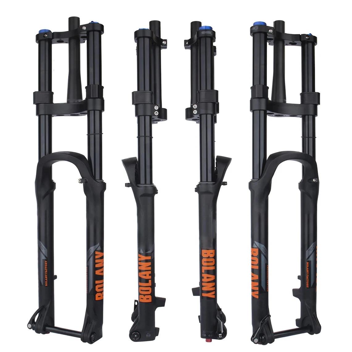 BOLANY fourche à Air double épaule 27.5/29 "MTB 180mm voyage 34mm Stanchion 15*110mm BOOST à axe tra