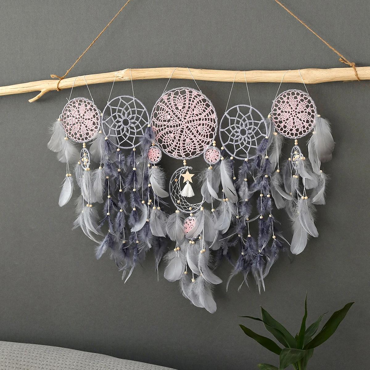 Attrape-rêve pour décoration de salon et de chambre à coucher, grand cadeau de Noël, fête des mères,