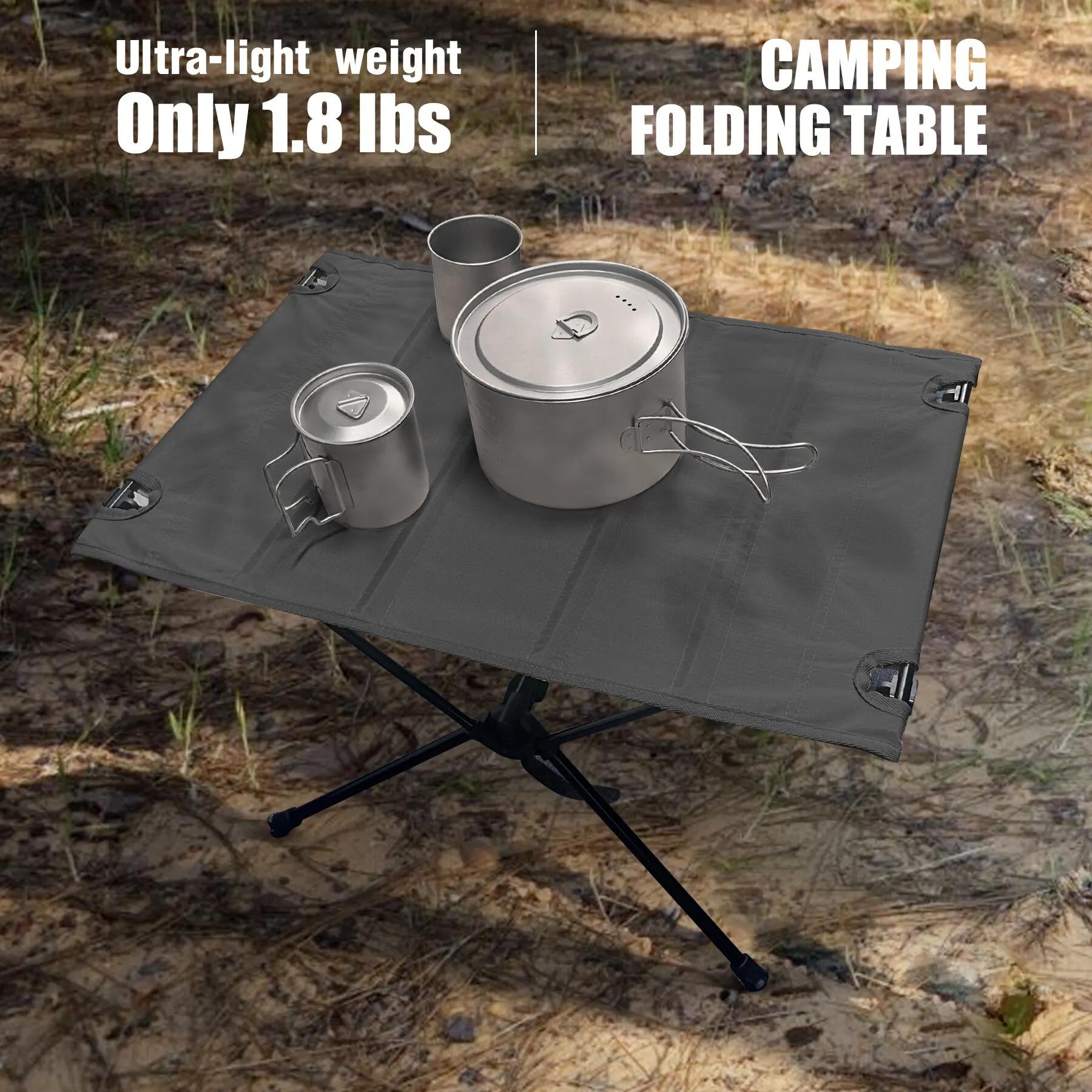 WESTTUNE-Table pliante de camping légère, table enroulable Oxford 1680D, tables de tourisme portable