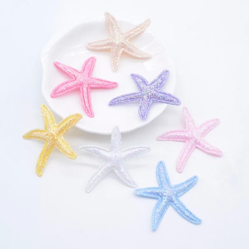 30 pièces Kawaii paillettes étoile de mer Applique pour bricolage vêtements chapeau chaussures décor