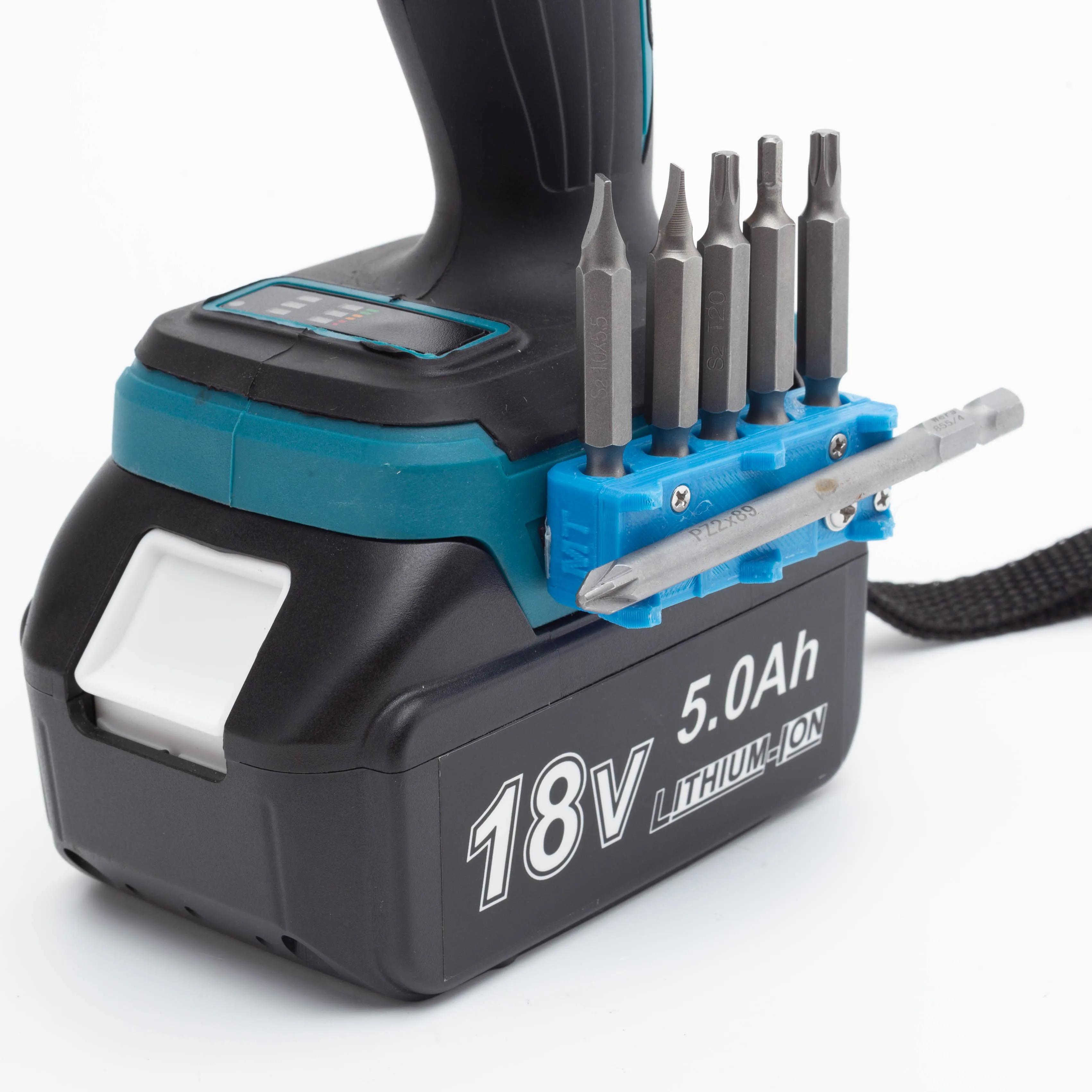 Makita – porte-embout magnétique, organisateur de forets, jeu de vis à 5 points pour outils électriq