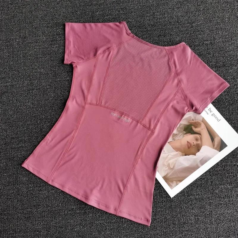 Chemise de sport de plein air pour femmes, vêtements de Yoga, T-Shirt de Fitness, de course, d'entra