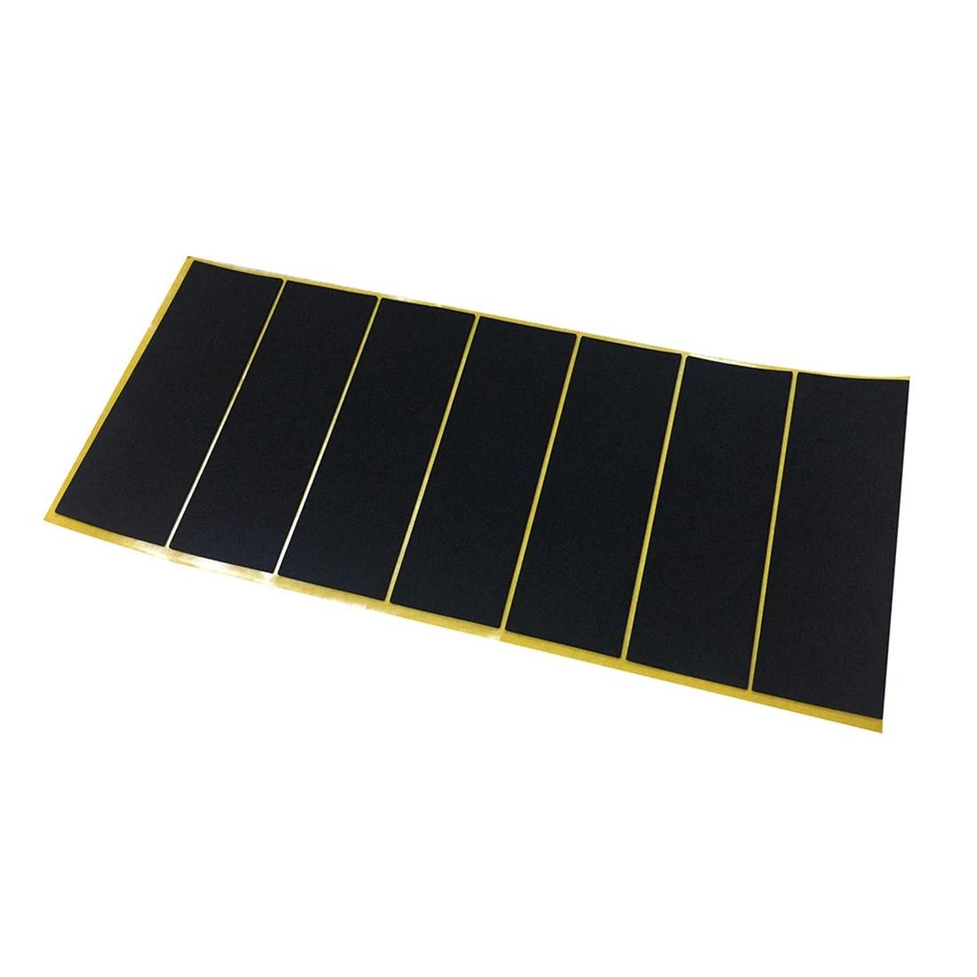 Autocollants noirs pour touche, bande arina non coupée, en mousse, 38mm x 110mm, 20 pièces/lot