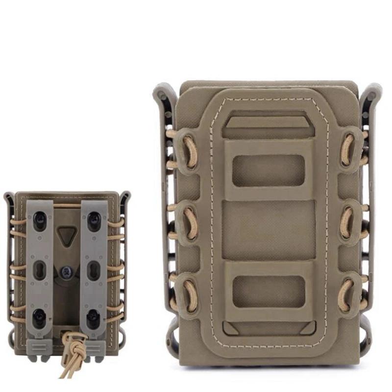 3 pièces tactique rapide Mag TPR Flexible Molle Magazine pochette transporteur pour Ar15 M4 5.56/7.6