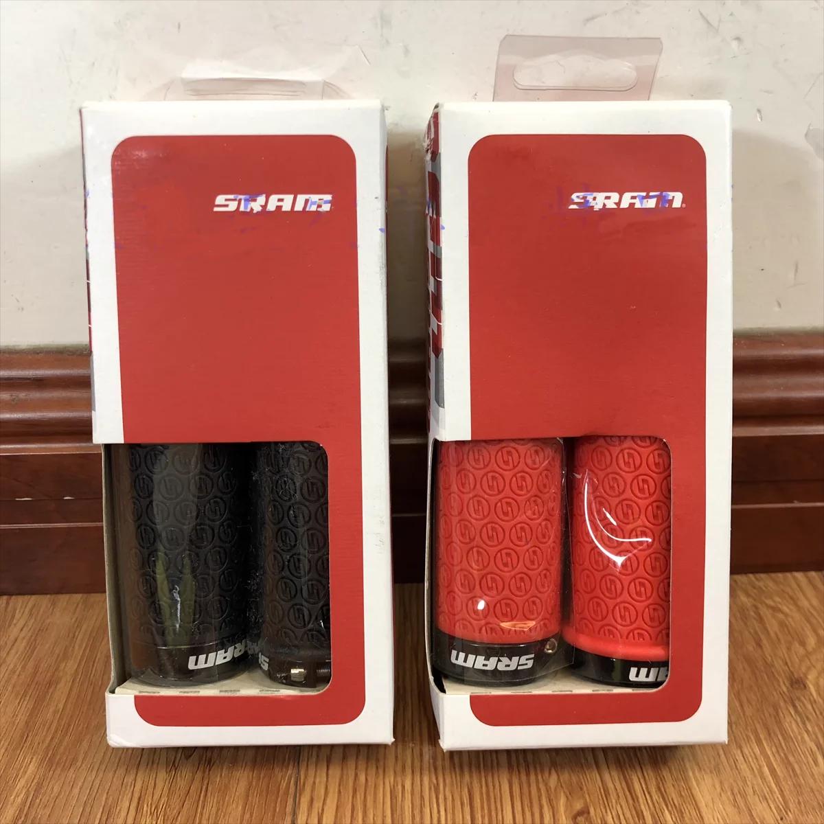 SRAM-Poignées de verrouillage en silicone DH avec double pinces et bouchons d'extrémité, double verr